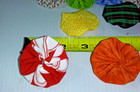 Yo Yo 40 Colorful Cotton Fabric Yo Yos Inch Quilt Top Block Applique Trim