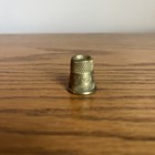 Vintage Sewing Collectable Brass Thimble Ez 7 - Size 7