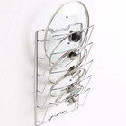 Wall Mounted Pot Lid Holder     Kitchen Rack   Pan Cover Organizer Accessories