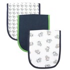 Unisex Baby Cotton Burp Cloths With Fiber Filling Dog One Size