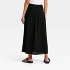 Women Side Slit Maxi A-line Skirt - Universal