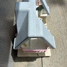 Vintage Little Tikes Dollhouse Large Blue Roof 1989 Mid Century Modern Two Story