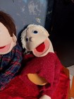 Pair Of Rod Puppet S Professional High Quality Hand Made Unused