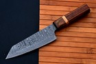 Custom Handmade Forged Damascus Steel Chef Knife Kitchen Knife Wood Handle 2735