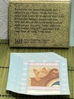 Vintage Self Stick Bookplates Cat On Clock Box Of 10 Antioch Bookplate Co 1988