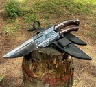 20  Handmade Survival Machete Knife   Carbon Steel Blade   Hunting Camping Knife