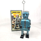 Vintage Showa Nomura Toy Tin Zoomer Robot Wind-up 1950s With Box