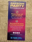 Be More Chill Broadway Musical Playbill Insert    squip The Line   flier  Flyer 