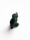 Natural Malachite Owl Figurine Hand Carved Gemstone Bird Sculpture Decor 