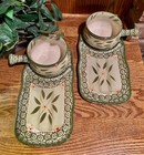 Temp-tations By Tara - Old World Green - 4 Piece Soup Bowl   Sandwich Tray Set