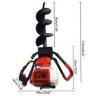 43cc 2-stroke Earth Auger Digging Machine Gas Powered Hole Digger W 8  Drill Bit