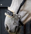 Hackamore Bitless Horse Bit English Western Adjustable Flower Padded Leather