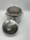 Ice Bucket Atomic Age Retro Kromex Brushed Aluminum 1960s Lucite Handle Mcm