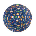 Kippah Yarmulke Beanie Skullcap By Ikippah Happy Chanukah     Navy - Size 3