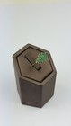 Emerald 9ct Gold Ring   Vintage And Hallmarked   Natural Emeralds