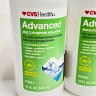 2 Pack Cvs Advanced Multi-purpose Solution 12 Oz Each New Sealed