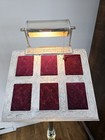 Vtg Art Deco Lectern Podium Bakelite Religious Funeral Guest Checkin Reception