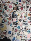 1ozus Used Stamp Lot Kiloware Self Adhesive On Paper