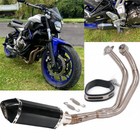 For Yamaha Mt07 R7 Fz07 Xsr700 2014-2020 Full Exhaust System Front Pipe Muffler