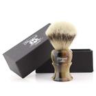 3 Pcs Men Shaving Kit Double Edge Safety Razor Pure Badger Hair Shaving Brush