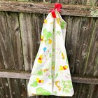 Vintage Winnie The Pooh Fabric Diaper Stacker Holder