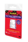 Scotch Self Sealing Laminating Pouches 10 Pack Business Card Size Ultra Clear