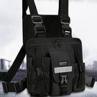 Radio Chest Harness With Reflective Strips Shoulder Holster Radio Vest