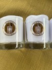  4  Vintage Bentley College Rocks   Lowball  Bar Glasses