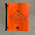 Rare Family Guy Original 1998 Pre-cancellation Production Used Record Script