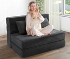 Convertible Folding Sofa Bed Futon Couch With Back Supportive Linensleeper Chair