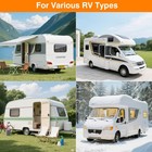 Rv Trim Molding Insert 1  Black Uv Resistant Vinyl Screw Cover For Campers 50ft