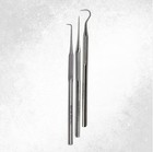 Stainless Steel Tip Soldering Repair Pick Set Gold Silver Jewelry Tool 3-pcs