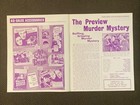 Preview Murder Mystery    -  Original 1936   Pressbook - Denny - Patrick - Drake