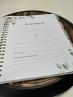 Wedding Planner   Organizer Book Floral Wreath Enjoy The Moment New