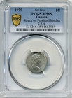 1979 Canada 1 Cent Mint Error  Struck On Foreign Planchet 2 33g - Pcgs Ms 65