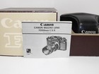 Vintage Canon F-1 35mm Camera  Lens  Lens Hood And Case In Original Box