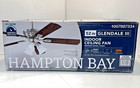 Hampton Bay Glendale Iii 52 In  Led Indoor Brushed Nickel Ceiling Fan With Light
