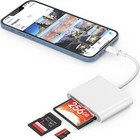 Adapter For Iphone Ipad Sd Cf Tf Card Trail Camera Viewer Sd Memory Card Reader