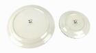 1998 Atico Let It Snow 10  Dinner Plate   6 5  Dessert Plate Set Snowmen Vintage