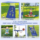 Swing Set For Kids Outdoor Swing Sets Heavy-duty Metal Swing Set  Slide Backyar