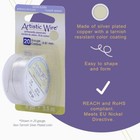 Artistic Wire rose Color Silver Plated Tarnish Resistant Copper 18-28 Ga