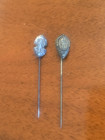 2 Antique Stick Pin Native American Navajo 1920   s
