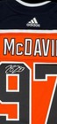 Connor Mcdavid Edmonton Oilers Autographed 40th Anniversary Jersey W  Upper Deck