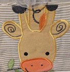New Lambs   Ivy Window Valance Nursery Giraffe Yoo Hoo Collection Baby Decor 