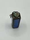 Vintage Stained Leaded Glass Kaleidoscope Desk Handcrafted Marble 