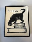 Vintage Antioch Ex Libris Gummed Bookplate Cat On Books 49 Plates Usa