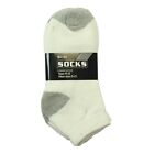 2 Tones 12 Pairs 1dozen Ankle quarter Crew Mens Socks Cotton Low Cut Size 9-11