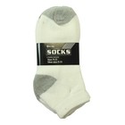2 Tones 3-12 Pairs Ankle quarter Crew Mens Socks Cotton Low Cut Size 9-11 10-13