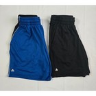 Tek Gear Boys Dry Tek Athletic Shorts Bundle Blue Black Size M 10 12 2 Pack