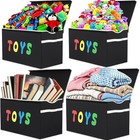 Yoloxo Toy Box Chest  Collapsible Sturdy Storage Bins With Lids  Extra Large